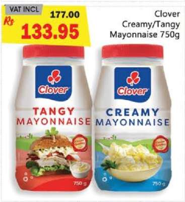 Clover Creamy/Tangy Mayonnaise 750g