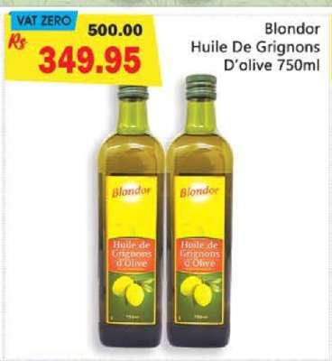 Blondor Huile De Grignons D'olive 750ml