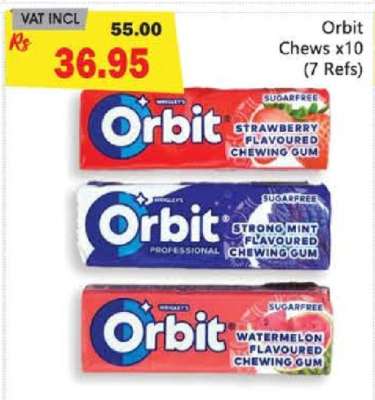 Orbit Chews x10 (7 Refs)