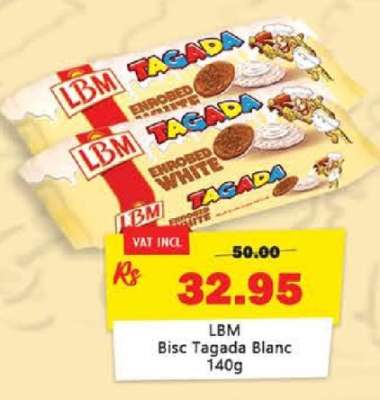 LBM Bisc Tagada Blanc 140g