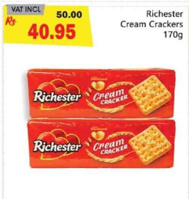 Richester Cream Crackers 170g