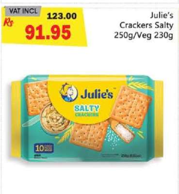 Julie's Crackers Salty