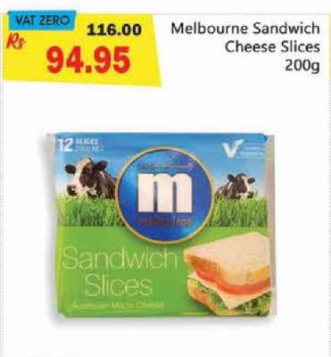 Melbourne Sandwich Cheese Slices 200g