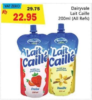 Dairyvale Lait Caille 200ml (All Refs)