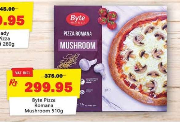 Byte Pizza Romana Mushroom 510g