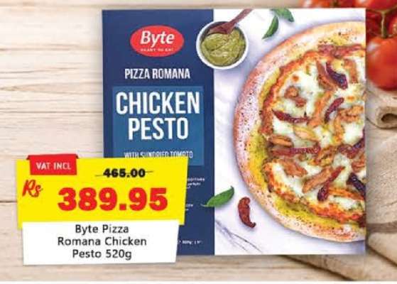 Byte Pizza Romana Chicken Pesto 520g