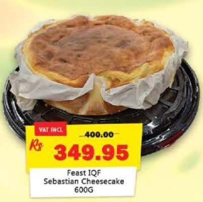 Feast IQF Sebastian Cheesecake 600g