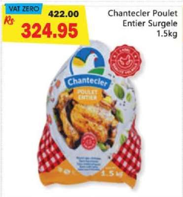 Chantecler Poulet Entier Surgelé 1.5kg