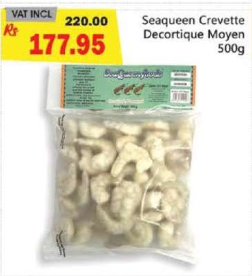 Seaqueen Crevette Decortique Moyen 500g