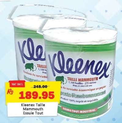 Kleenex Taille Mammouth Essuie Tout