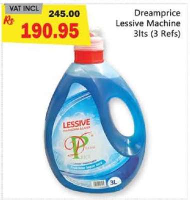 Dreamprice Lessive Machine 3lts (3 Refs)