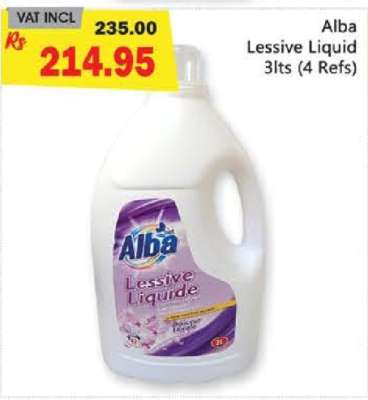 Alba Lessive Liquid 3lts (4 Refs)