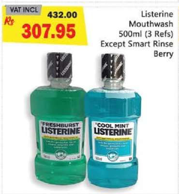 Listerine Mouthwash 500ml
