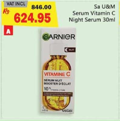Garnier Serum Vitamin C Night Serum 30ml