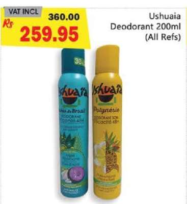 Ushuaia Deodorant 200ml (All Refs)