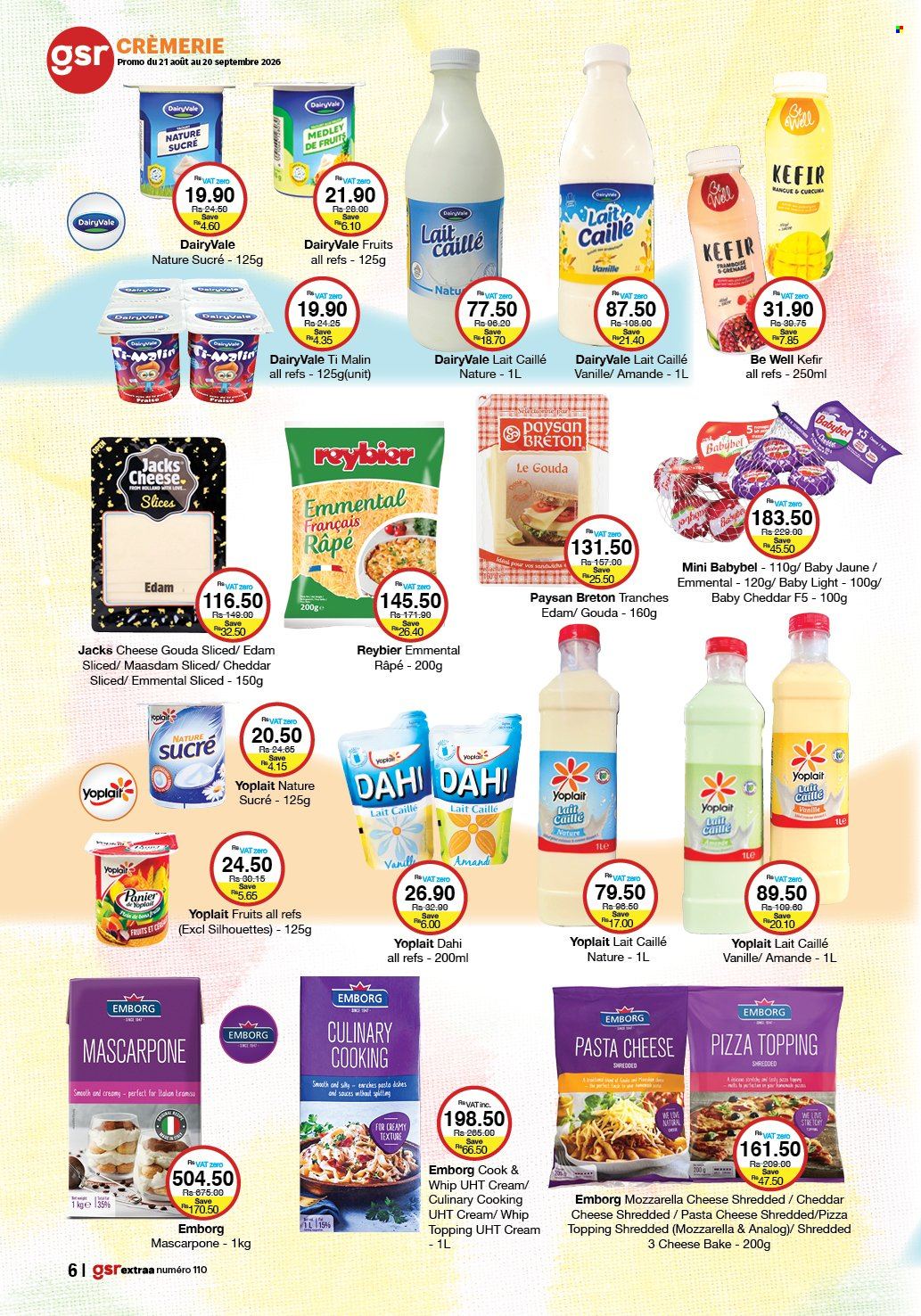 Catalogue GSR - 21/08/2026 - 20/09/2026. Page 6