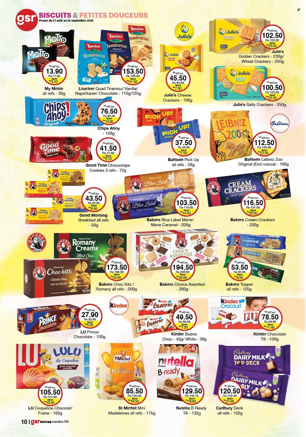 Catalogue GSR - 21/08/2026 - 20/09/2026. Page 10