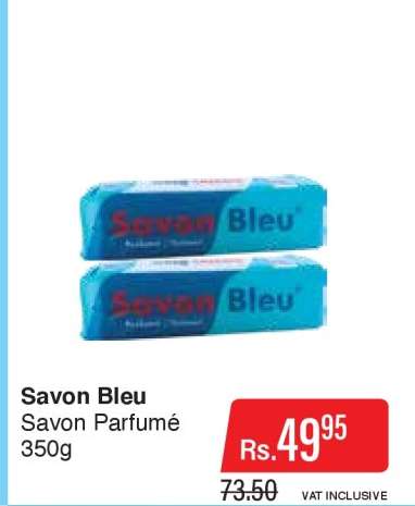 Savon bleu