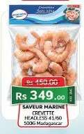 SAVEUR MARINE CREVETTE HEADLESS 41/60