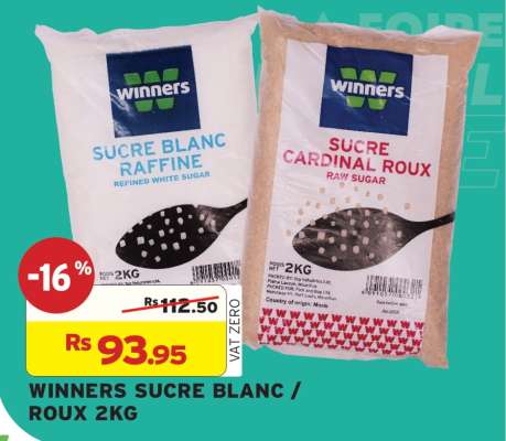 WINNERS SUCRE BLANC / ROUX 2KG