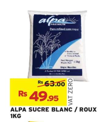 ALPA SUCRE BLANC / ROUX 1KG