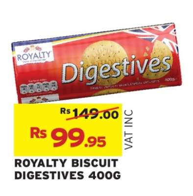 ROYALTY BISCUIT DIGESTIVES 400G