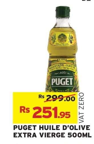 PUGET HUILE D'OLIVE EXTRA VIERGE 500ML