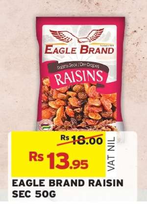 EAGLE BRAND RAISIN SEC 50G