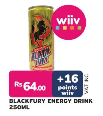 BLACKFURY ENERGY DRINK 250ML