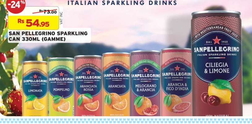 SAN PELLEGRINO SPARKLING CAN 330ML (GAMME)