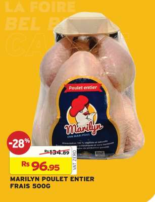 MARILYN POULET ENTIER FRAIS 500G