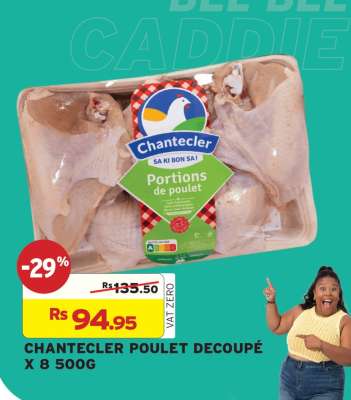 CHANTECLER POULET DECOUPÉ X 8 500G