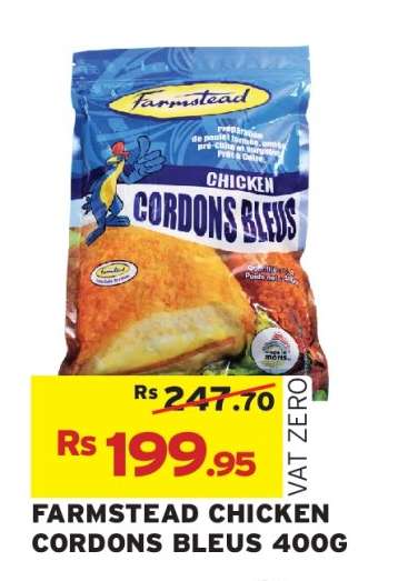 FARMSTEAD CHICKEN CORDONS BLEUS 400G