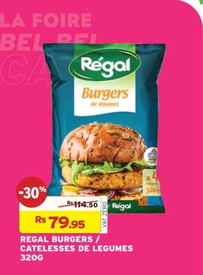 REGAL BURGERS / CATELESSES DE LEGUMES 320G