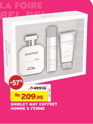 SHIRLEY MAY COFFRET HOMME & FEMME