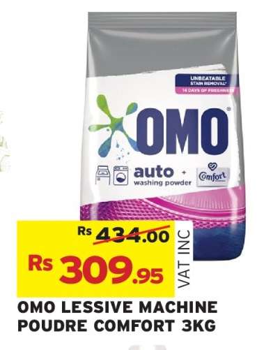 OMO LESSIVE MACHINE POUDRE COMFORT 3KG