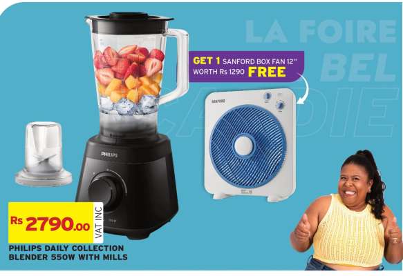 PHILIPS DAILY COLLECTION BLENDER 550W WITH MILLS