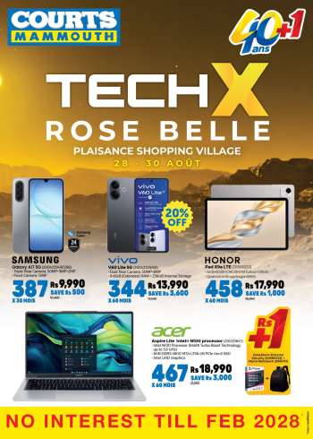 thumbnail - Catalogue Courts Mammouth - Tech X Rose Belle