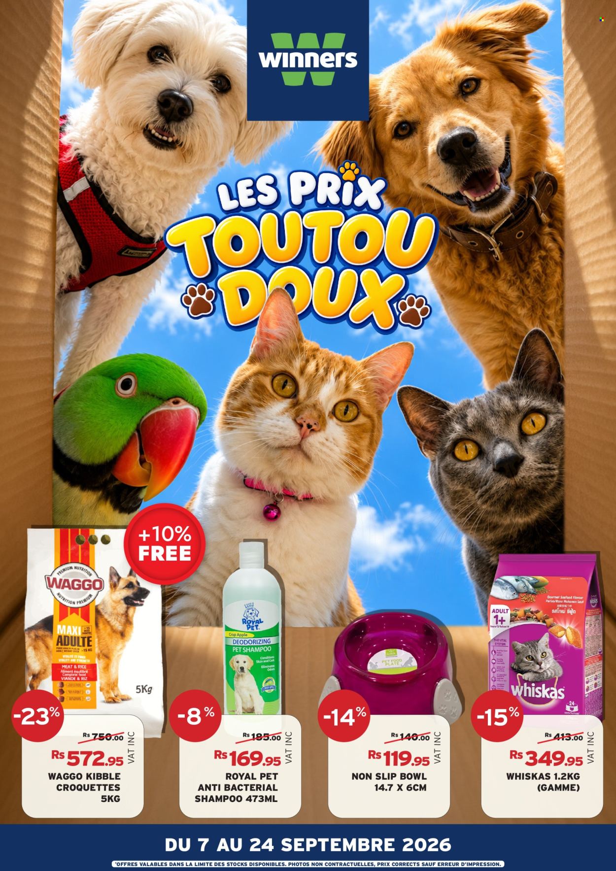 Catalogue Winners - 07/09/2026 - 24/09/2026. Page 1