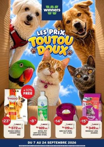 Catalogue Winners - 07/09/2026 - 24/09/2026.