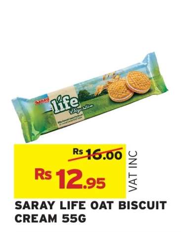 SARAY LIFE OAT BISCUIT CREAM 55G