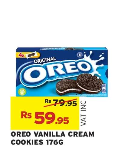 OREO VANILLA CREAM COOKIES 176G