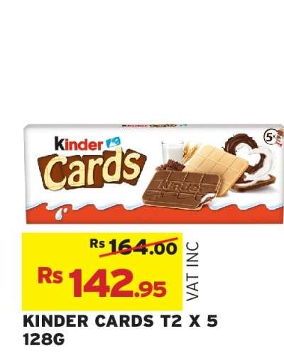 KINDER CARDS T2 X 5 128G