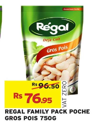 REGAL FAMILY PACK POCHE GROS POIS 750G