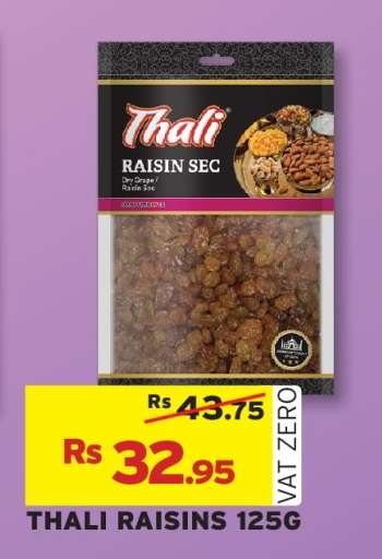 THALI RAISINS 125G