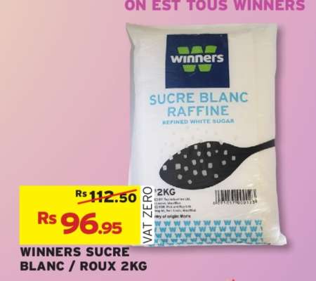 WINNERS SUCRE BLANC / ROUX 2KG