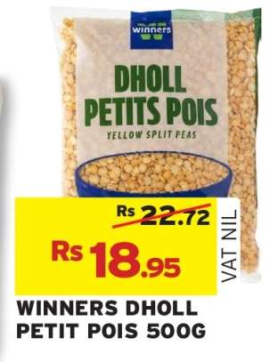 WINNERS DHOLL PETIT POIS 500G
