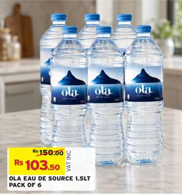 OLA EAU DE SOURCE 1.5LT PACK OF 6