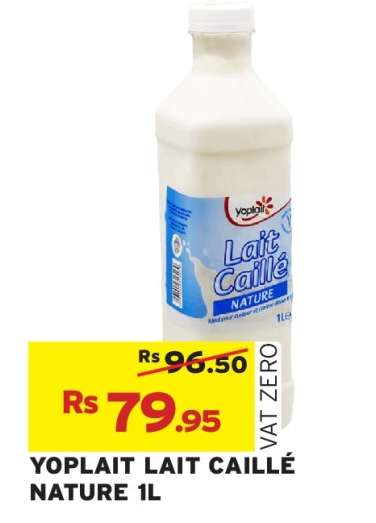 YOPLAIT LAIT CAILLÉ NATURE 1L