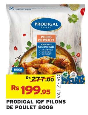 PRODIGAL IQF PILONS DE POULET 800G